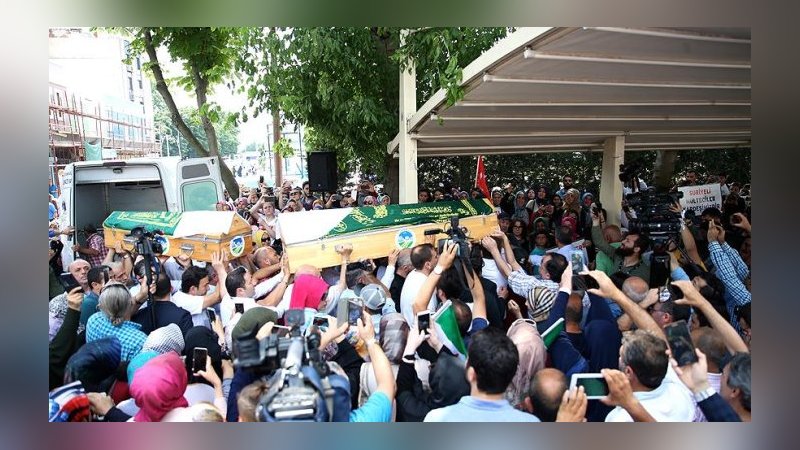 Suriyeli anne ve bebeği için Sakarya'da cenaze töreni düzenlendi