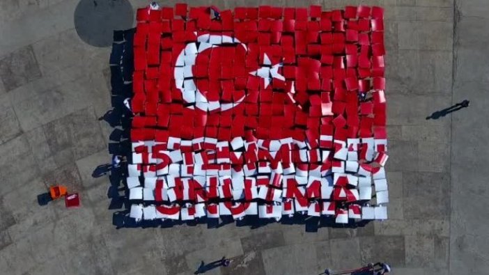 Öğrencilerden 15  Temmuz mesajı