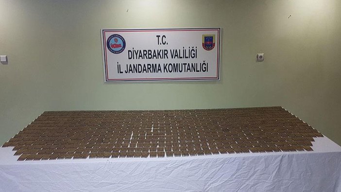 3 bin 518 keskin nişancı tüfeği fişeği ele geçirildi