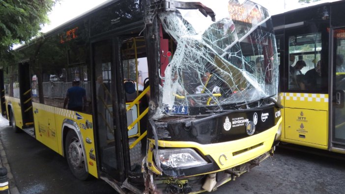 Üsküdar’da otobüs kazası: 1 yaralı