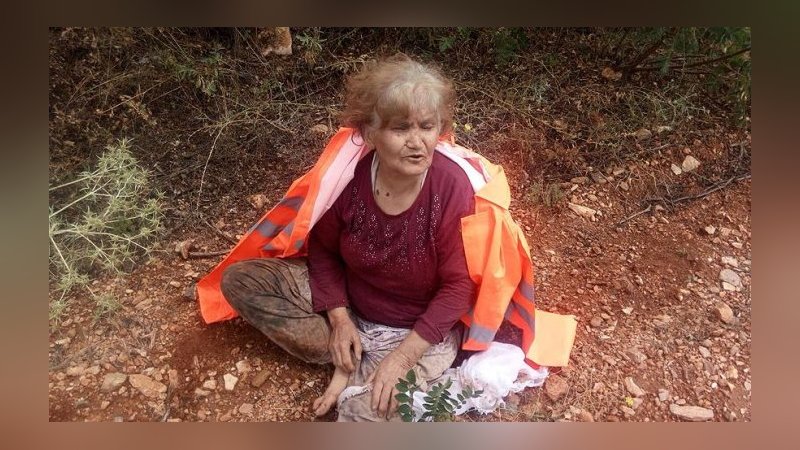 Kaybolan alzaymır hastası kadın drone'la bulundu