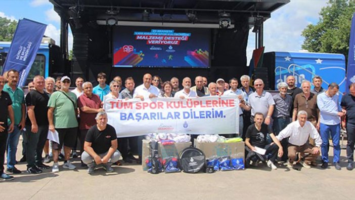 İstanbul Büyükşehir Belediyesi'nden Beykoz'daki spor kulüplerine destek