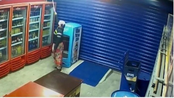 At arabalarıyla hırsızlık yaptılar