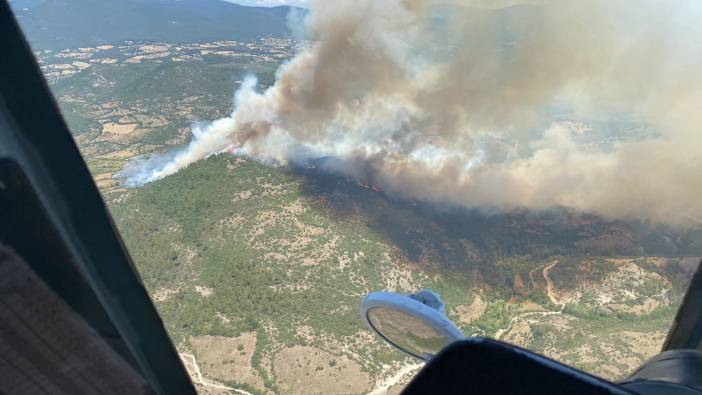 Balıkesir Kepsut’ta orman yangını