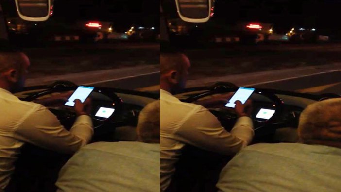 Otobüs şoförü yolcuların canını hiçe saydı