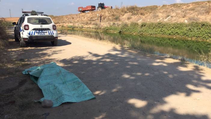 Sulama kanalında ceset bulundu