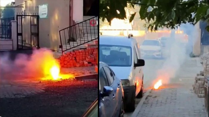 Yeraltı elektrik kablolarında yangın çıktı