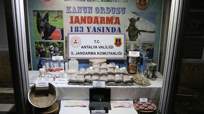61 kilogram eroin ele geçirildi