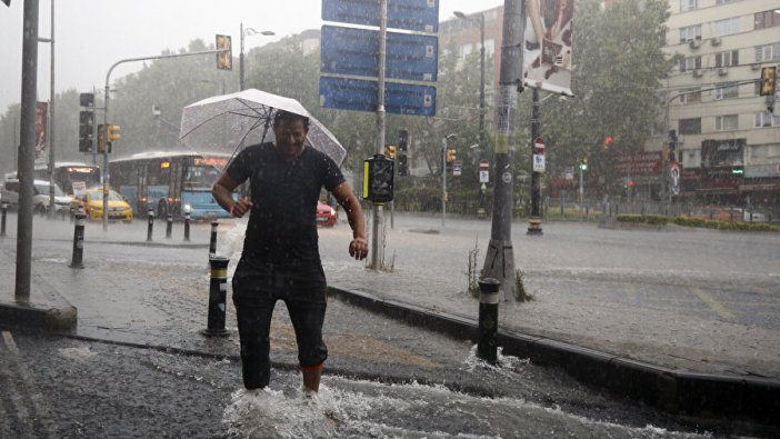 Meteoroloji'den sağanak yağış uyarısı