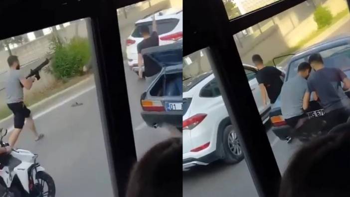 Trafik magandaları pompalıyla dehşet saçtı