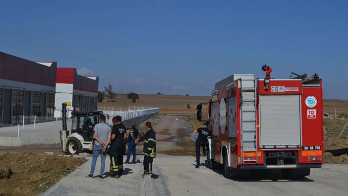 Çorlu’da doğalgaz borusu patladı