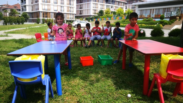 Avcılar’da çocuklar açık havada eğlenirken öğreniyorlar
