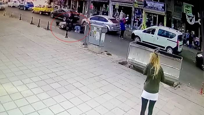 Hatalı sollama yapan motosikletli, genç kıza çarptı