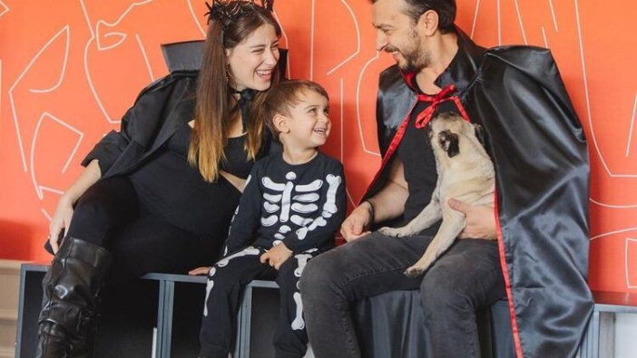 Hazal Kaya ve Ali Atay çifti oğullarının yeni yaşını kutladı