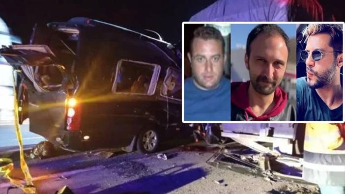 Üç tiyatrocunun öldüğü kazada minibüs şoförü ‘tam kusurlu’ bulundu