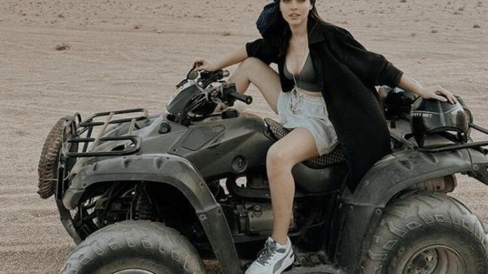 Cemre Baysel moral tatilinde