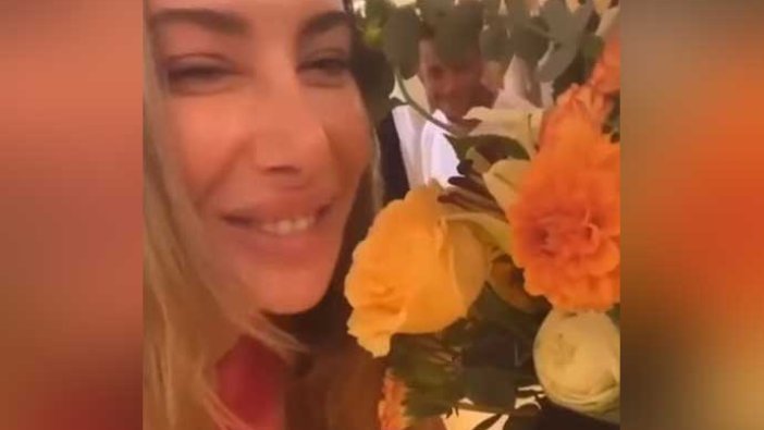 Şeyma Subaşı çiçek koklayınca olay oldu