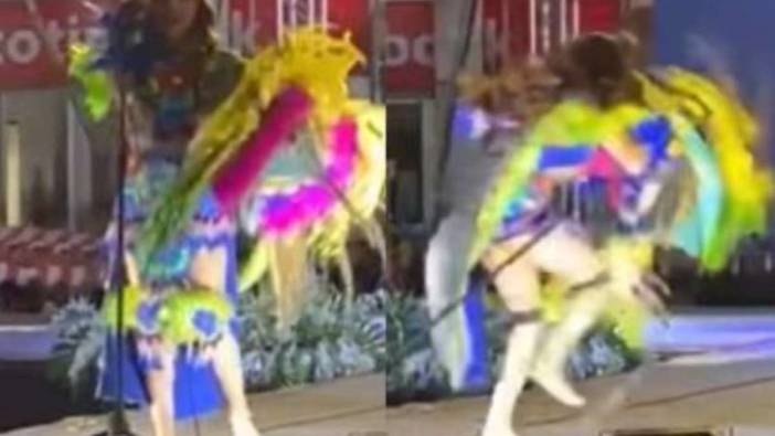 Güzellik yarışmasında elektrik çarptı: Resmen şarj oldum