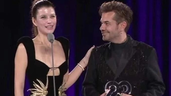 Ödül törenine damga vurdular