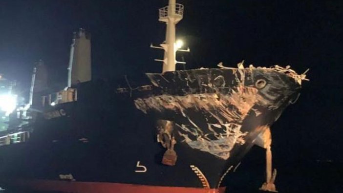 İstanbul Boğazı'nda kaza: 2 gemi çarpıştı!