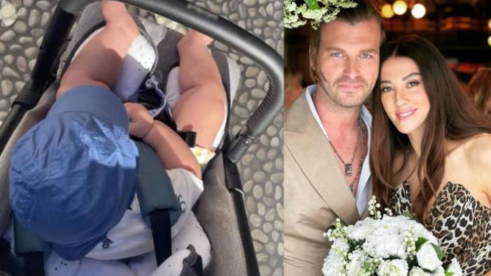 Kıvanç Tatlıtuğ, oğlu Kurt Efe ile çocuk oldu