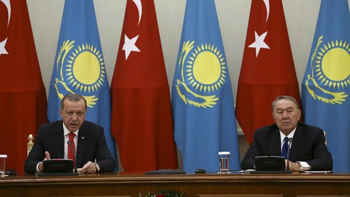 Erdoğan Kazakistan'da konuştu