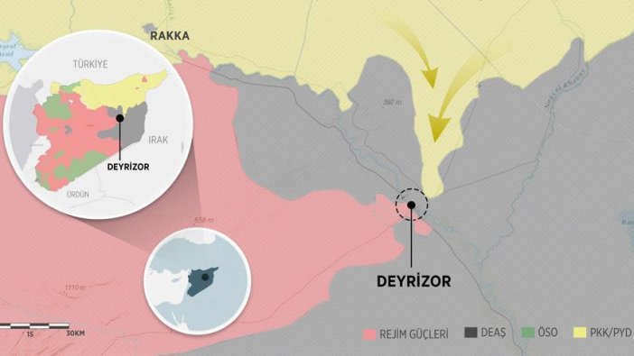 DEAŞ, Deyrizor'u PKK/PYD'ye bırakıyor