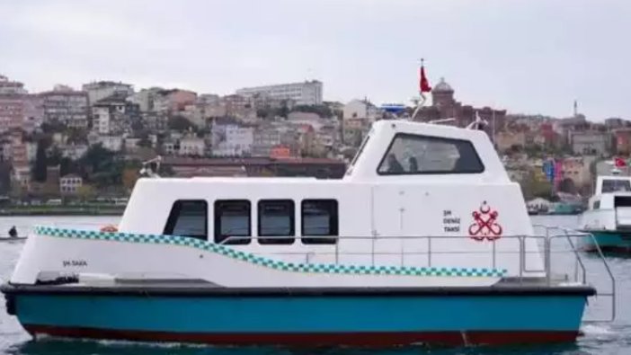 Çevre dostu deniz taksiler suya iniyor
