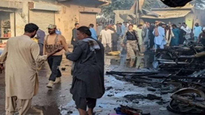 Pazarda gaz tüpü patladı: 12 ölü 13 yaralı