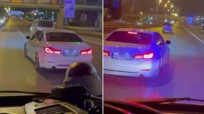 Pes artık dedirten olay! Ambulansın önünü kesti