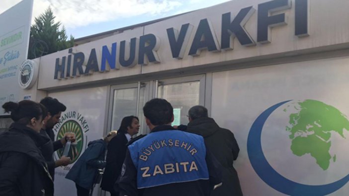 Sancaktepe Belediyesi Hiranur Vakfı'nın evraklarını gizlemiş!