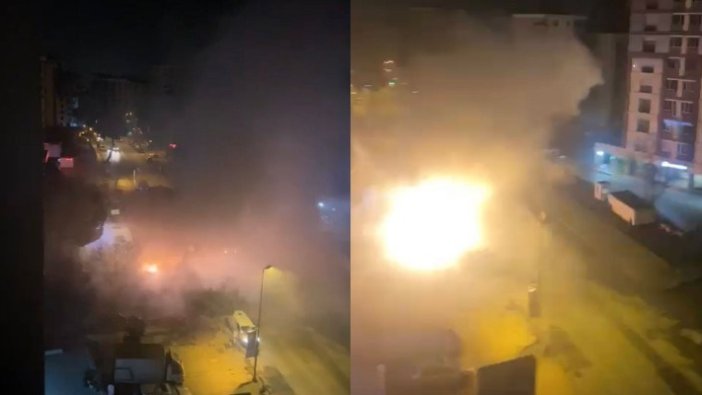 Kadıköy'de yer altı kablolarında patlama