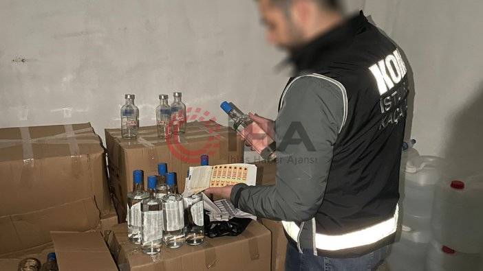 İstanbul’da sahte içki operasyonu: 17 gözaltı