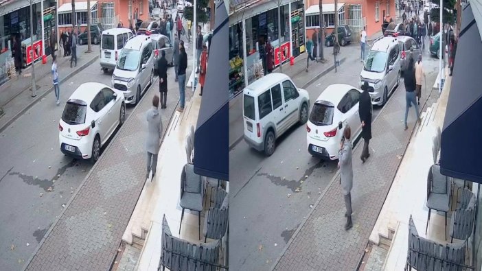 Dizi seti ekibine rambo bıçağı ve satırla saldırı