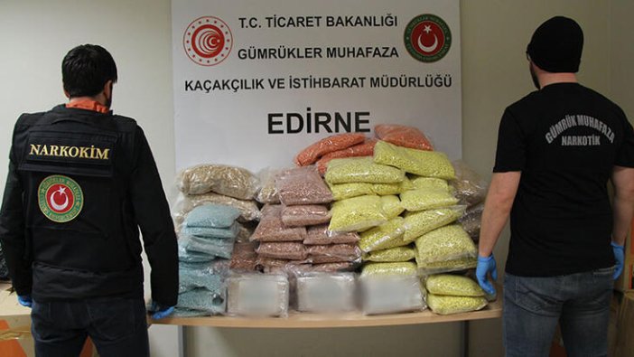 Kapıkule’de bir yılda 1,5 ton uyuşturucu yakalandı