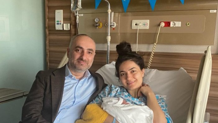 Gazeteci İsmail Saymaz baba oldu