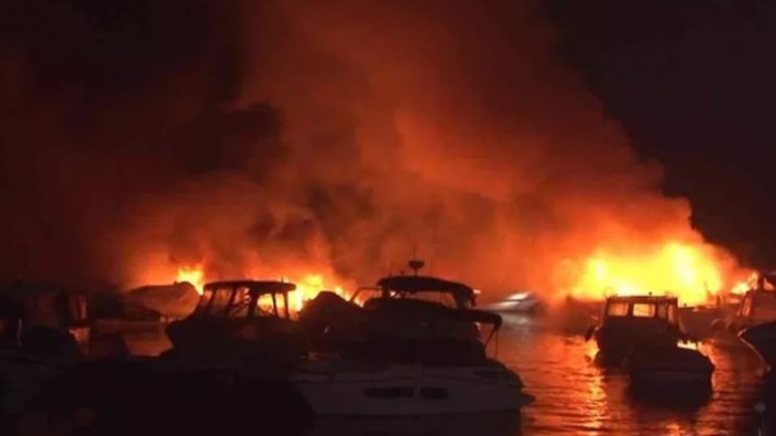 Caddebostan’da 6 tekne alevlere teslim oldu