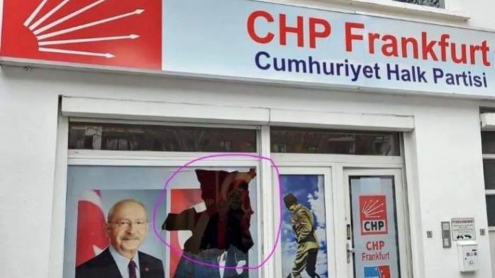 Almanya’daki CHP ofisine saldırı
