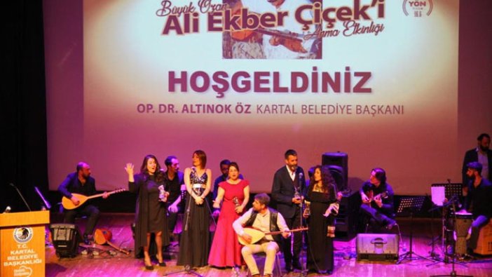 Halk ozanı Neşet Ertaş Kartal’da türkülerle anıldı