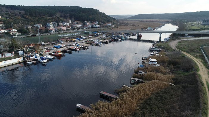 İstanbul'da Riva Deresi siyaha döndü: Bakanlık inceleme başlattı