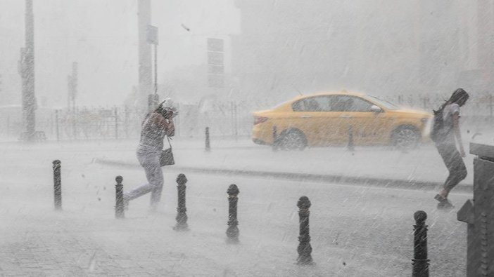 İstanbul için 'kuvvetli sağanak' uyarısı