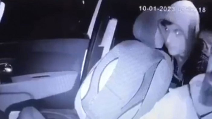 Taksiye binen müşteri kaldırım taşıyla şoföre saldırdı