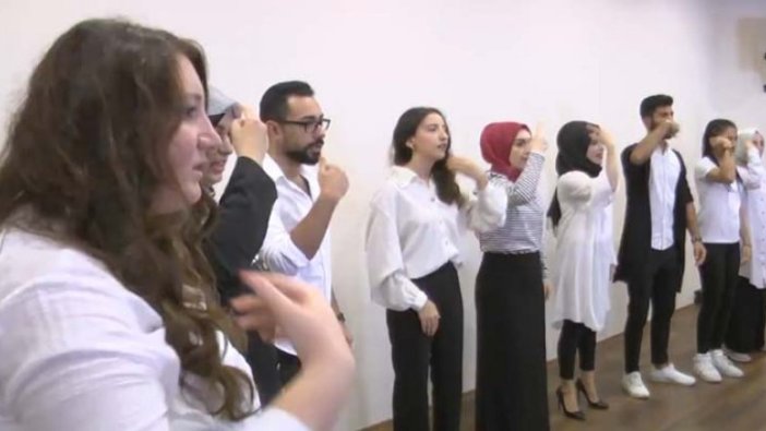25 kursiyer işaret dili eğitimi aldı