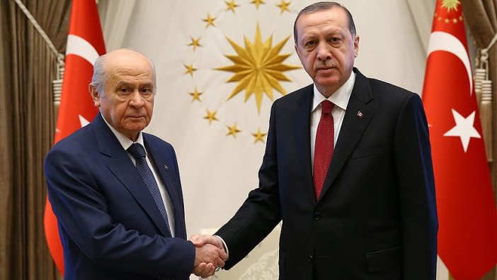 Cumhurbaşkanı Erdoğan, Bahçeli'yi kabul etti