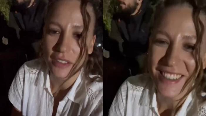 Serenay Sarıkaya sette şarkı söylediği anları paylaştı. Sosyal medyayı salladı