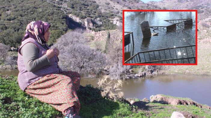 Gölete bakarak dua ediyorlar: Ölülerimiz su altında azap çekiyor