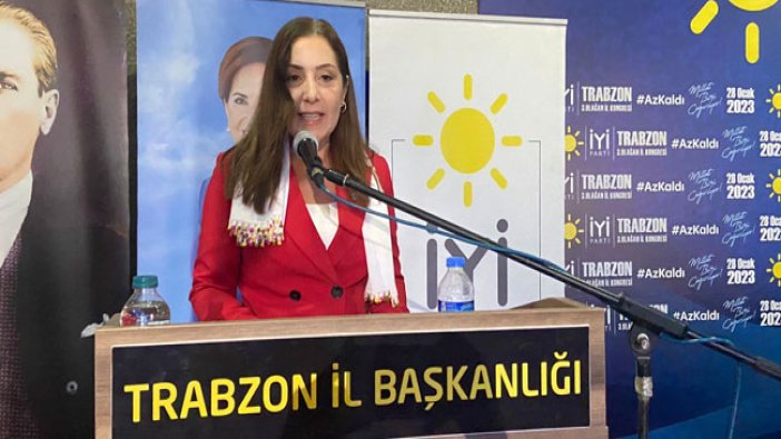 İYİ Parti Trabzon İl Başkanı Fatma Yıldız Başkan
