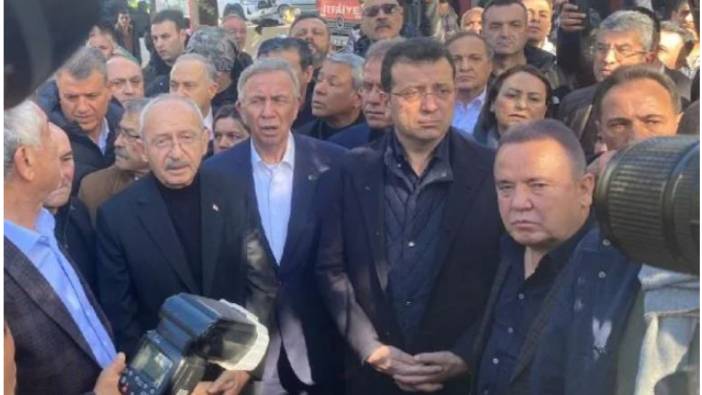 Kılıçdaroğlu ve CHP'li başkanlar deprem bölgesinde