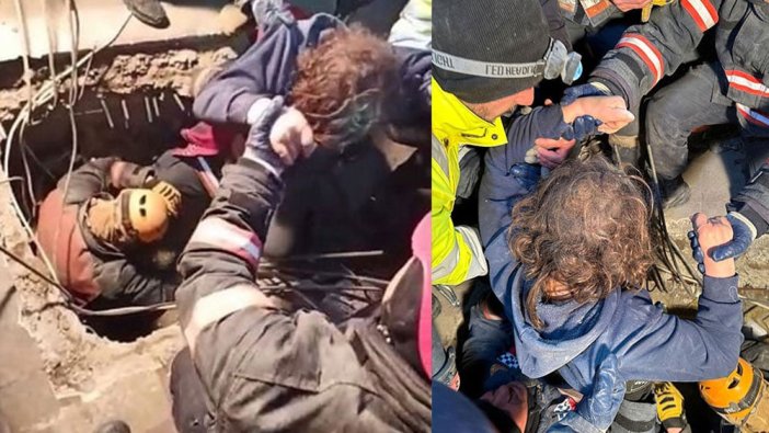 73 saat sonra gelen sevinç: 3 kişilik aile kurtarıldı