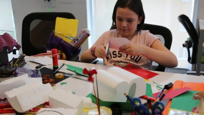 Çocuklar sürdürülebilir şehir tasarladı